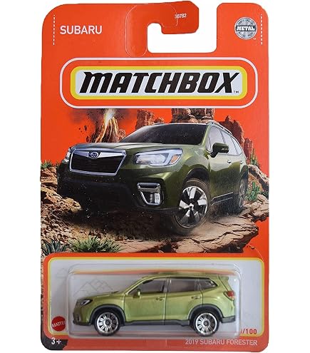 Amazon.com: Matchbox 2019 Subaru Forester, Blue 78/100 : Toys & Games